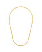 Collier Compact plat or jaune