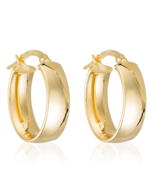 Boucles d'oreilles Créoles Libero or jaune