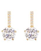 Boucles d'oreilles Brillantes or jaune