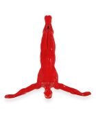 Sculpture Petit Plongeur rouge - 28x28x9 cm