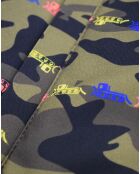Veste de Ski Twisty camouflage verte