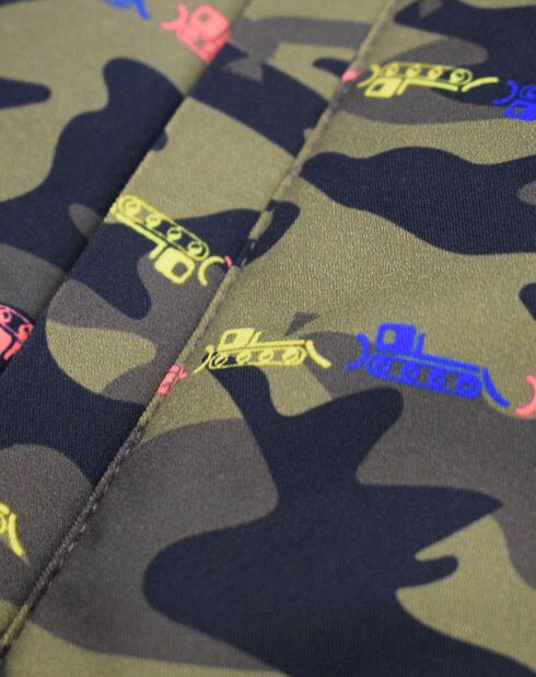 Veste de Ski Twisty camouflage verte