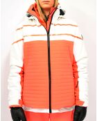 Veste de Ski Loriaz blanc/orange