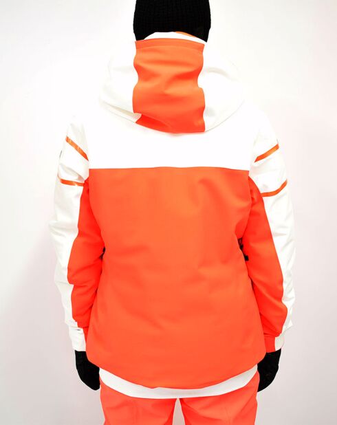 Veste de Ski Loriaz blanc/orange