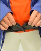 Veste de Ski Aneto col fausse fourrure cobalt