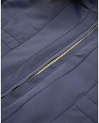 Veste de Ski Aneto col fausse fourrure cobalt