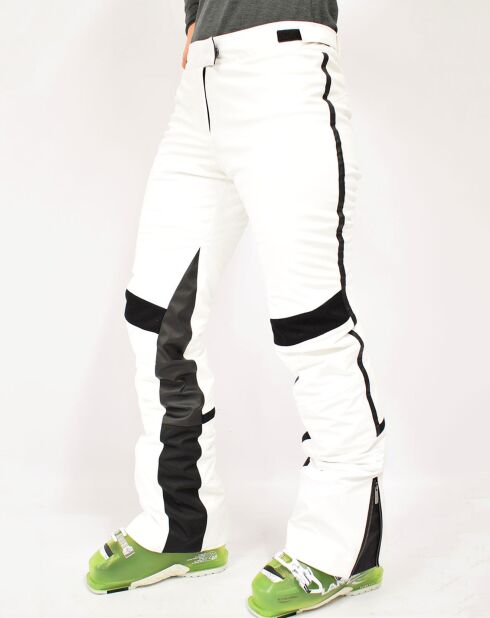 Pantalon de ski Move Curl blanc/noir