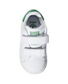 Baskets Stan Smith en Cuir à scratch blanc/vert