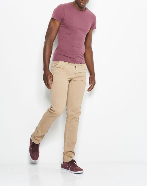 Pantalon Garven beige clair