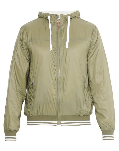 Blouson Nylon zippé  kaki