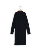 Robe longue Tube en Maille bleu marine