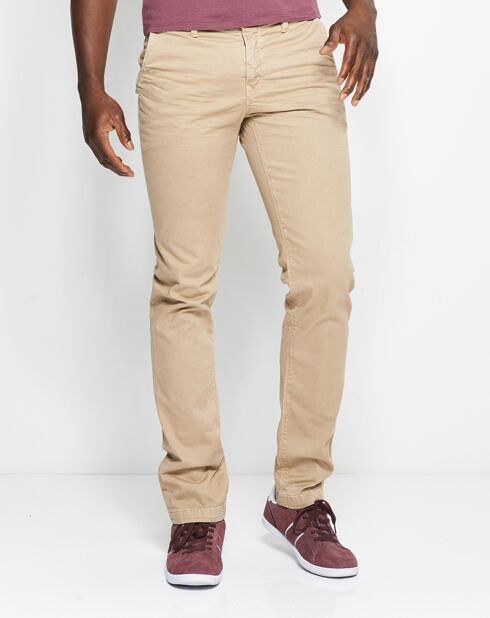 Pantalon Garven beige clair