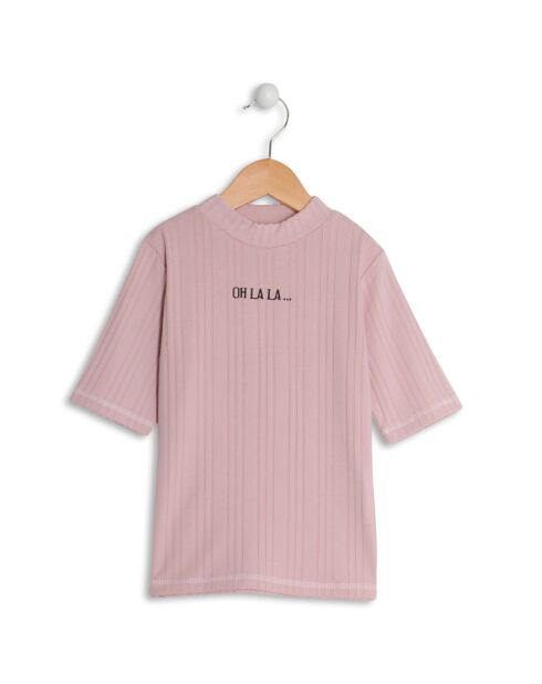 T-Shirt Message rose