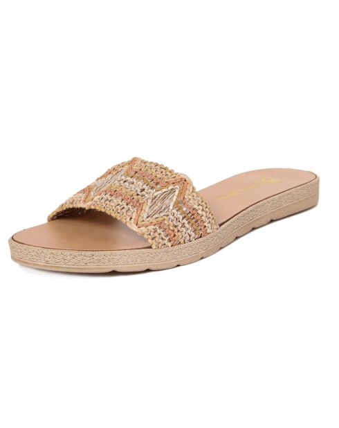 Mules Lia nude/multicolore