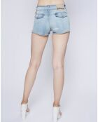 Short en jean bleu