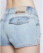 Short en jean bleu