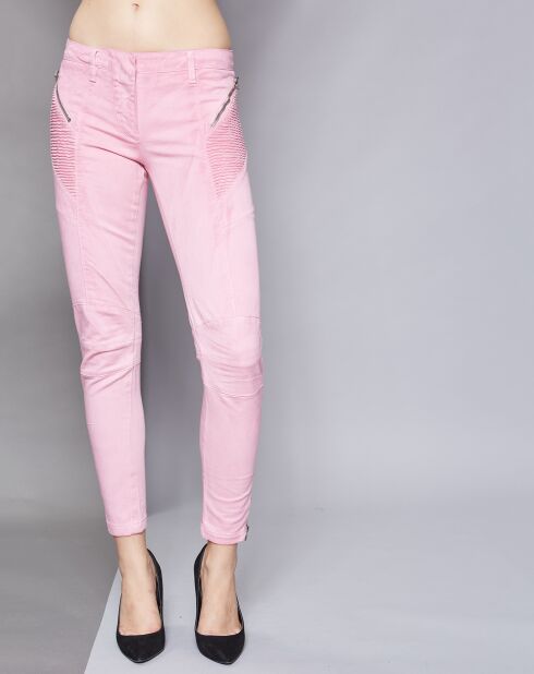 Jean Skinny délavé rose