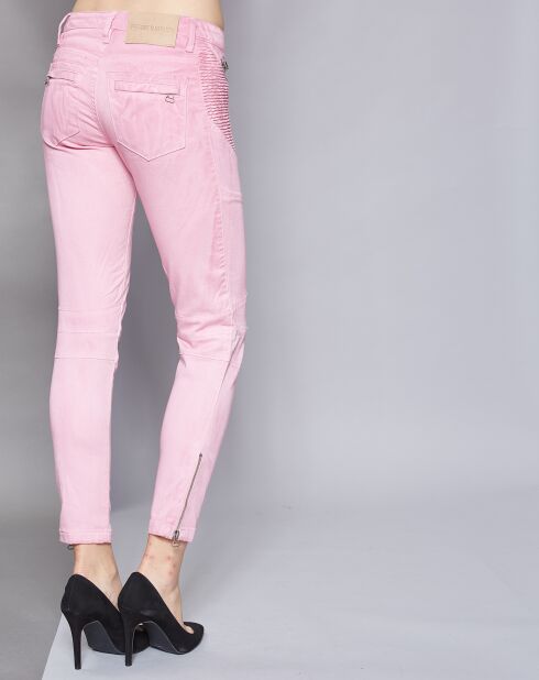Jean Skinny délavé rose