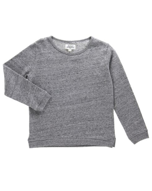 T-Shirt épais Tanguy en Coton gris chiné/argenté