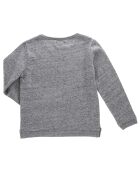 T-Shirt épais Tanguy en Coton gris chiné/argenté