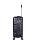 Maleta Denver Medium Stay con 4 ruedas, 60 cm, negra