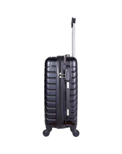 Maleta Denver Medium Stay con 4 ruedas, 60 cm, negra