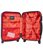Maleta Denver Medium Stay con 4 ruedas, 60 cm, negra