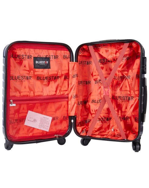 Maleta Denver Medium Stay con 4 ruedas, 60 cm, negra