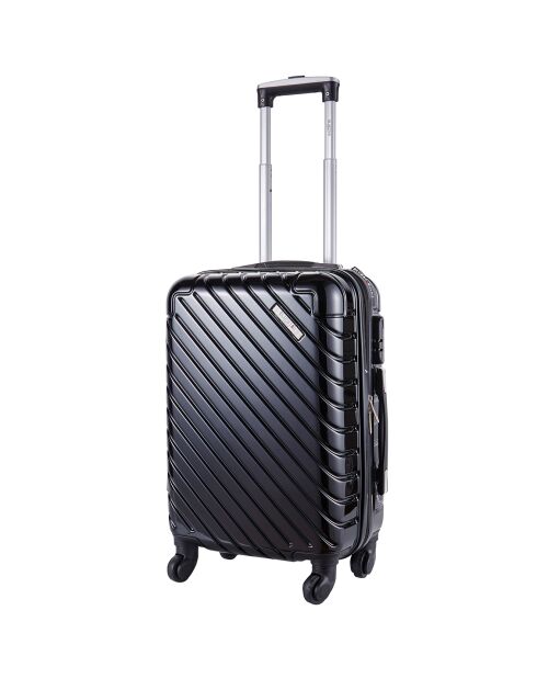 Maleta Denver Medium Stay con 4 ruedas, 60 cm, negra