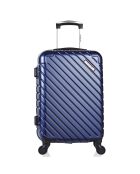 Valise Cabine 4 roues Denver 50 cm bleu marine