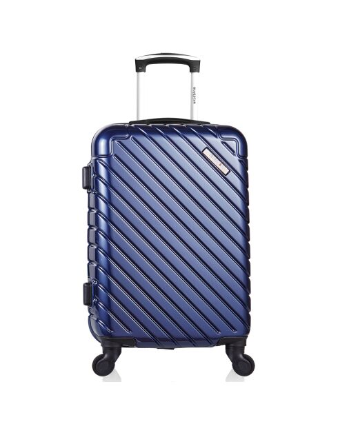 Valise Cabine 4 roues Denver 50 cm bleu marine