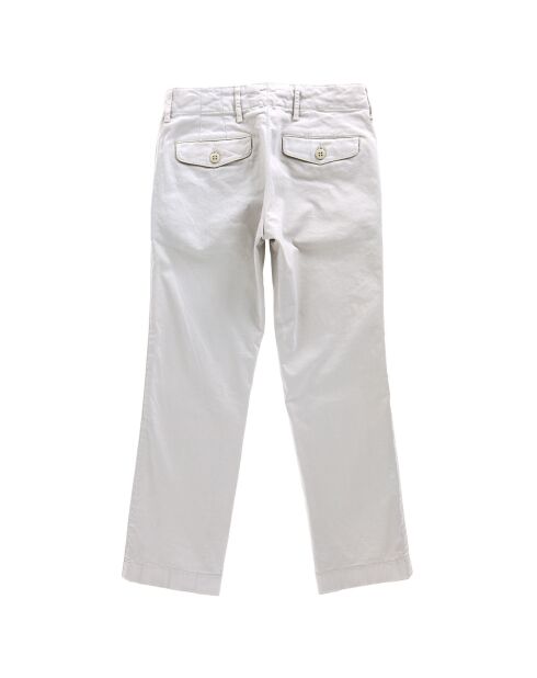 Pantalon Tucson en Toile de Coton gris perle