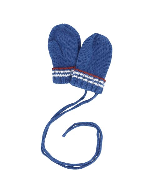 Gants Vana en Maille bleus