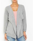 Gilet 100% Cachemire Mesar gris