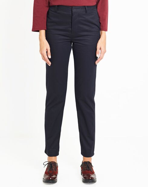 Pantalon ajusté Charles bleu marine