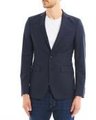 Veste de costume en Laine mélangée Veruto bleu foncé