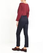 Pantalon ajusté Charles bleu marine