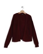 Gilet Bahut en maille bordeaux