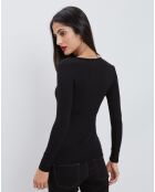 Sous-pull col rond noir