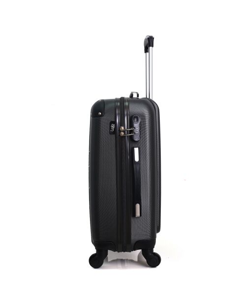 Hamburg Medium Stay Koffer mit 4 Einzelrollen 60 cm schwarz