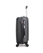 Hamburg Langstreckenkoffer mit 4 Rädern und Einrad, 69 cm, dunkelgrau