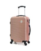 Munich Long Stay Suitcase met 4 wielen en enkele wielen 70 cm roségoud