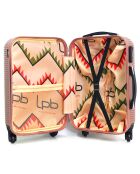 Munich Long Stay Suitcase met 4 wielen en enkele wielen 70 cm roségoud