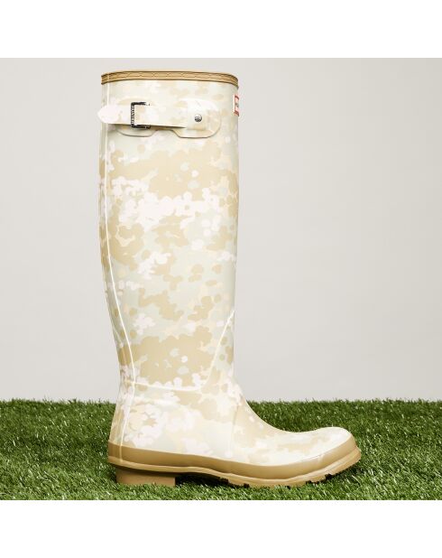 Bottes hautes Original Tall Flecktarn beige/vert