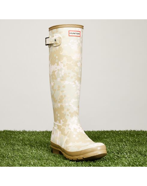 Bottes hautes Original Tall Flecktarn beige/vert