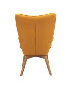 Fauteuil Helsinki jaune - 68x74x99 cm
