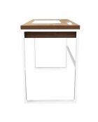 Bureau esprit Scandinave marron/blanc - 110x59x16 cm