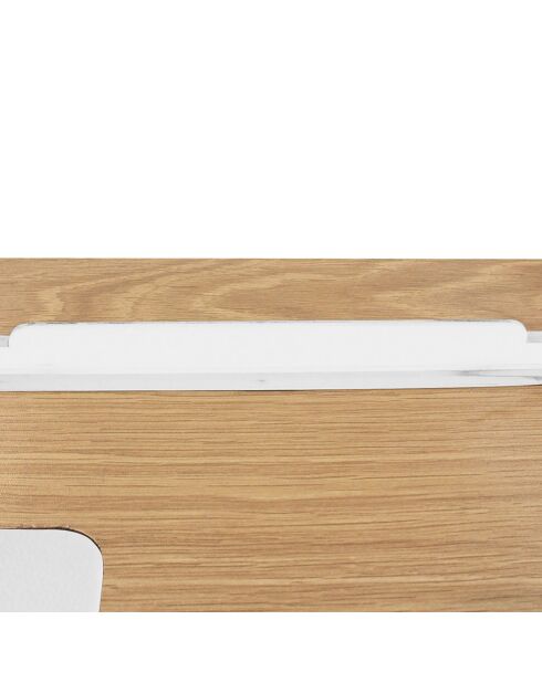 Bureau esprit Scandinave marron/blanc - 110x59x16 cm