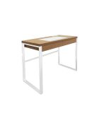 Bureau esprit Scandinave marron/blanc - 110x59x16 cm