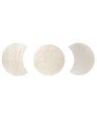 3 Tables basses modulables blanches